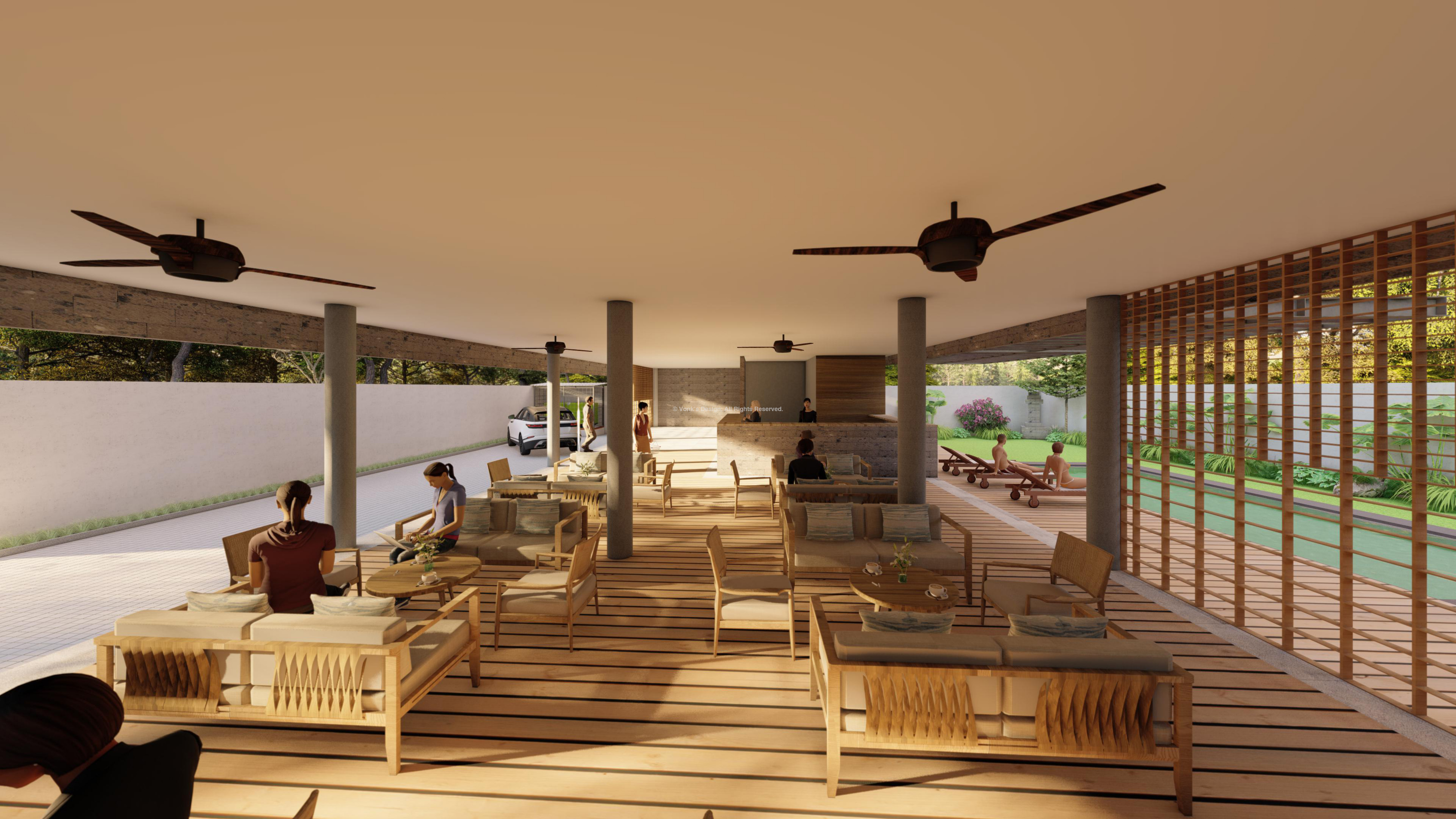 Apartment and Restaurant